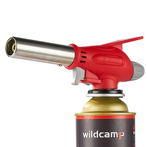 Wildcamp custom price portable wind proof blow torch mini blowtorch lighter butane