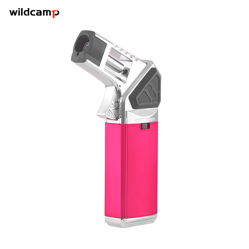 Wildcamp cigarette butane gas cigar lighter butane torch table refillable kitchen torch lighter