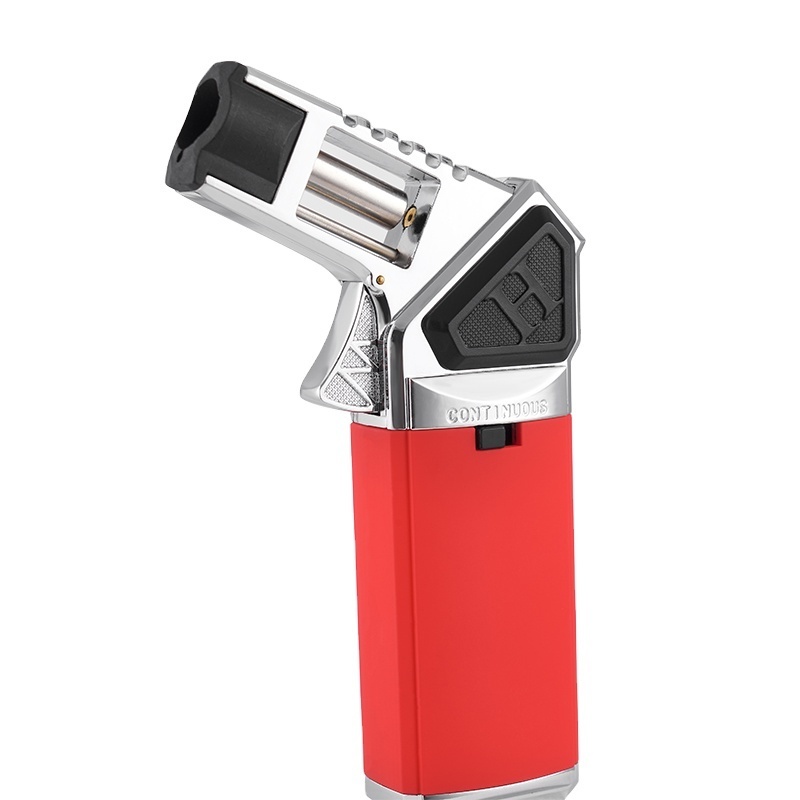 Wildcamp Smoker Lighter Jet Flamethrower Lighter Torch with Adjustable Switch No Butane