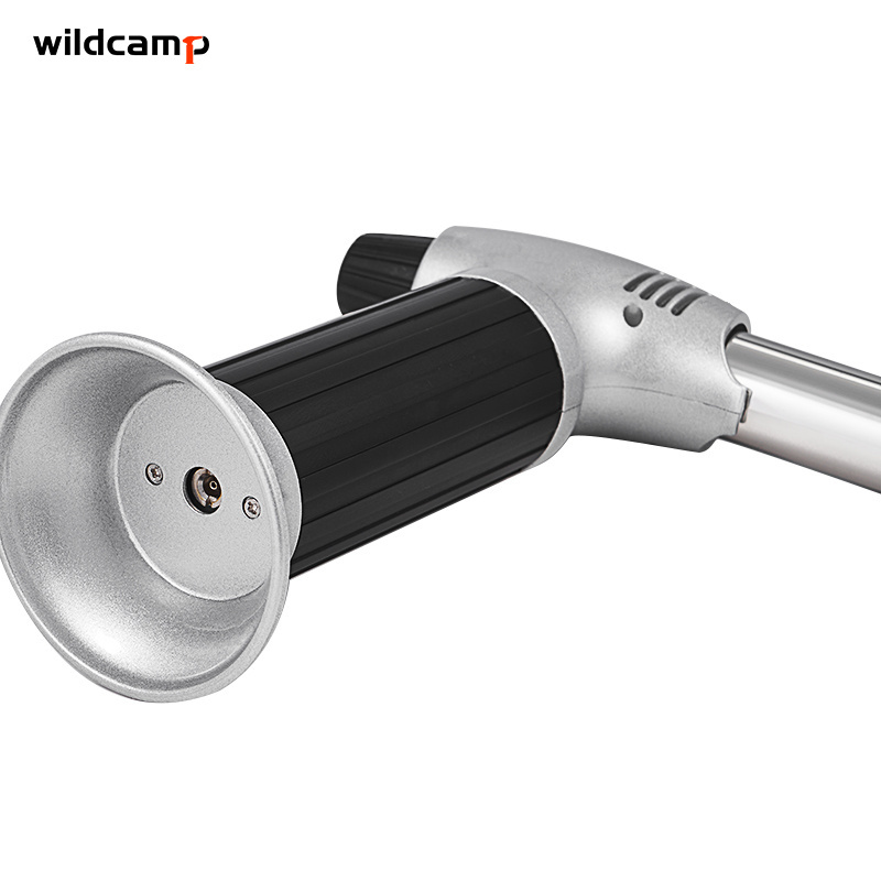 Wildcamp 400 professional cigar lighter bbq burning cooking torch culinary butane gas torch lighters refillable