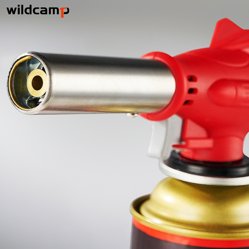 Wildcamp custom price portable wind proof blow torch mini blowtorch lighter butane