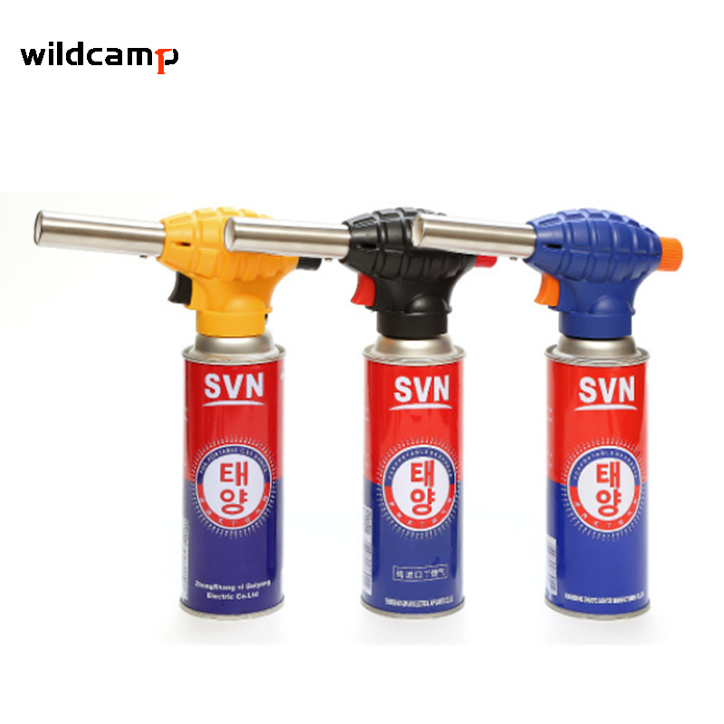 Wildcamp portable super handheld butane gas flamethrower bbq head of a flamethrower