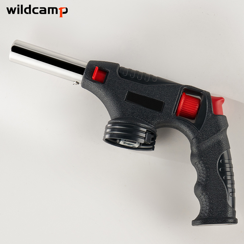 Wildcamp heating torch automatic manual ignition flame gas burner gun maker torch lighter