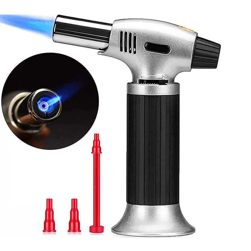 Wildcamp 400 professional cigar lighter bbq burning cooking torch culinary butane gas torch lighters refillable