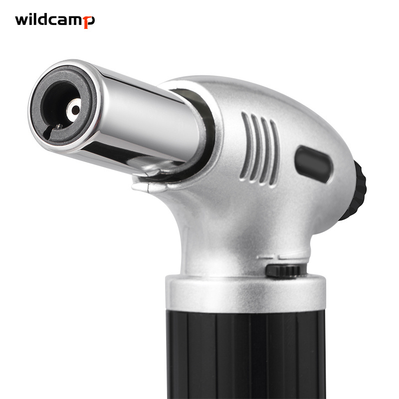 Wildcamp 400 professional cigar lighter bbq burning cooking torch culinary butane gas torch lighters refillable