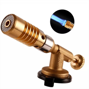 Metal Flame Gun Heating Ignition Butane Portable Welding Gas Torch Lighter for Desserts Blazing Soldering Camping Jewelry