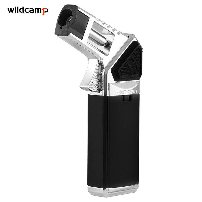 Wildcamp cigar blow torch lighters jet flame refillable butane kitchen lighter gas