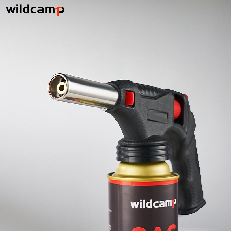 Wildcamp heating torch automatic manual ignition flame gas burner gun maker torch lighter