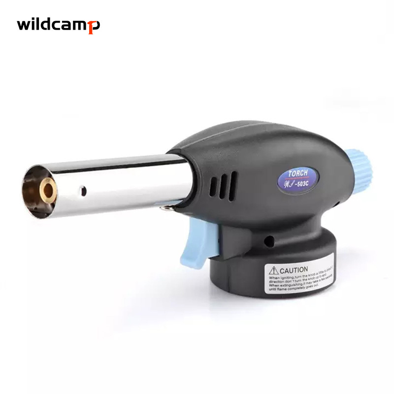 Wildcamp chalumeau a gaz lpg blow torch butane gas adjustable igniter bbq camping torch