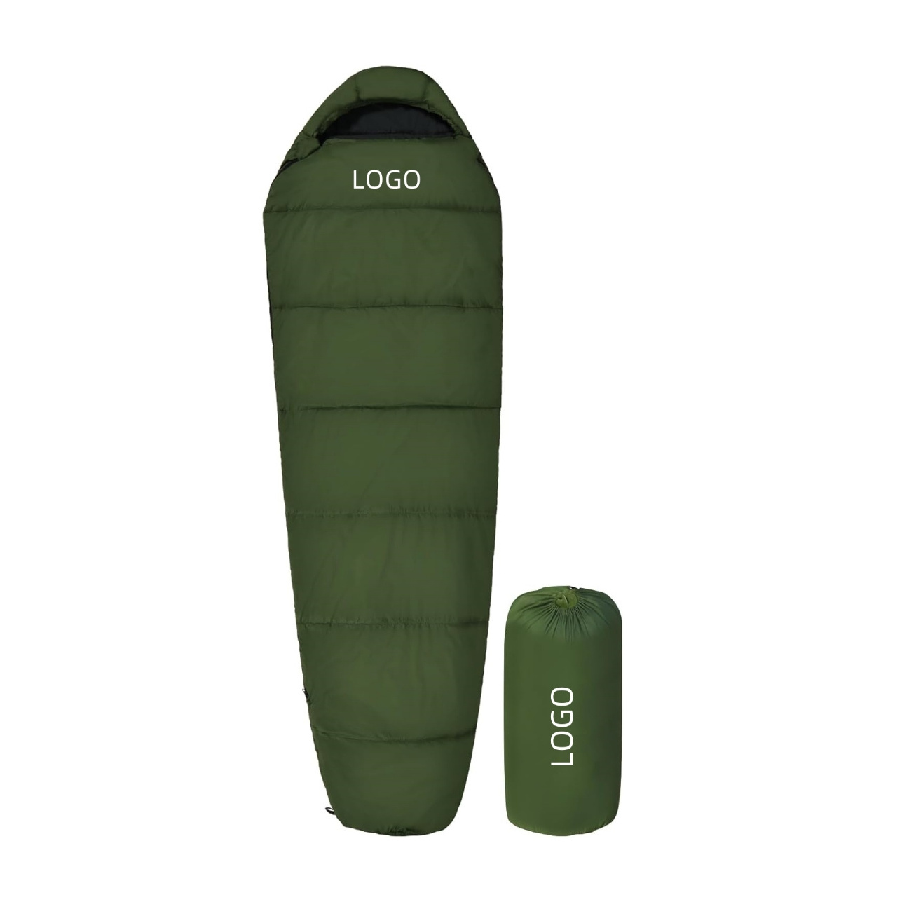 3 Season Ultra Lightweight Mummy Sleeping Bag for Backpacking Comfort for Adults Warm Weather with Compression Sack