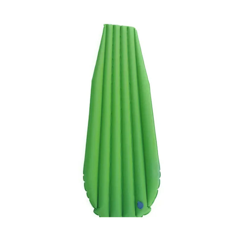 vertical strip inflatable air sleeping pad for hammock and sleeping bag