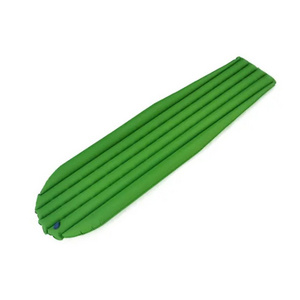 vertical strip inflatable air sleeping pad for hammock and sleeping bag