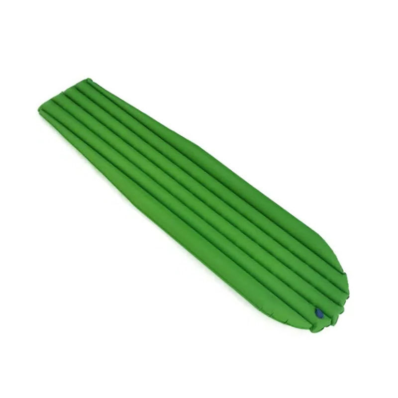 vertical strip inflatable air sleeping pad for hammock and sleeping bag