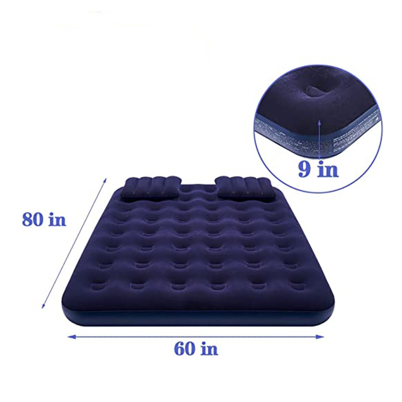 inflatable flocked air mattress