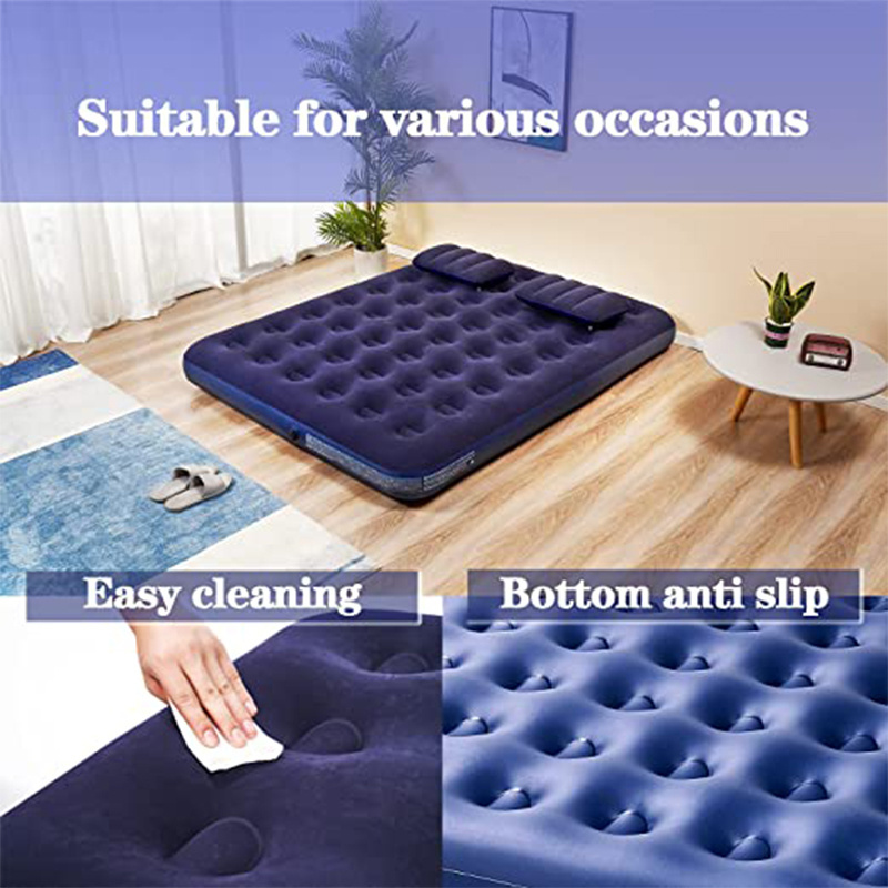 inflatable flocked air mattress