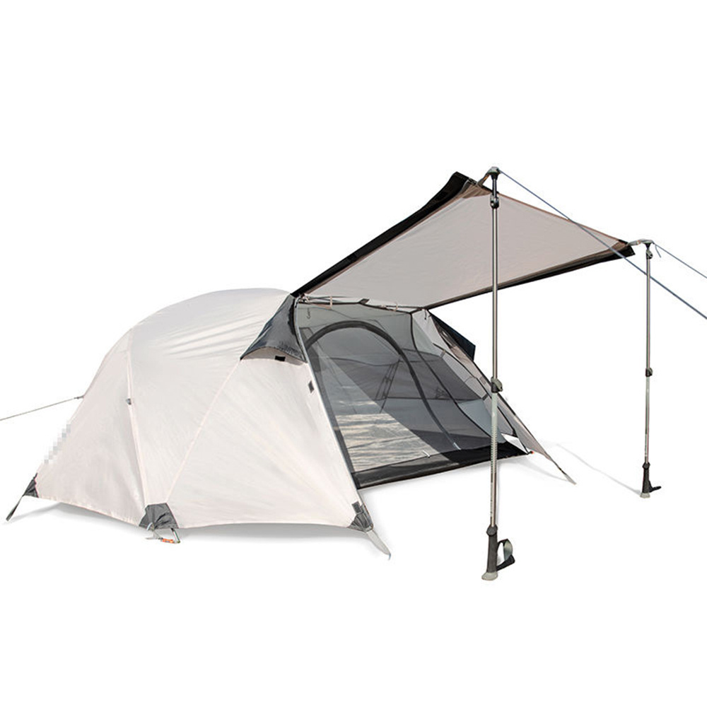 wildrex 2 person tent outdoor camping 1 bedroom double door aluminum pole portable 2P camping tent