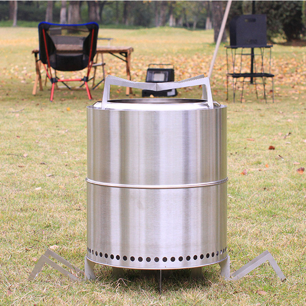 Mini Dome Portable Brazier Pop Smokeless Small Solo Greenhouse Round Fire Pit & wood burning stove