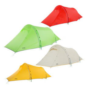 2P 20D Nylon Coated Silicone Fabric fun camp Tent Outdoor  Camping Mountaineering Tunnel  Tent