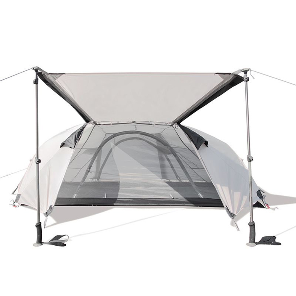 wildrex 2 person tent outdoor camping 1 bedroom double door aluminum pole portable 2P camping tent