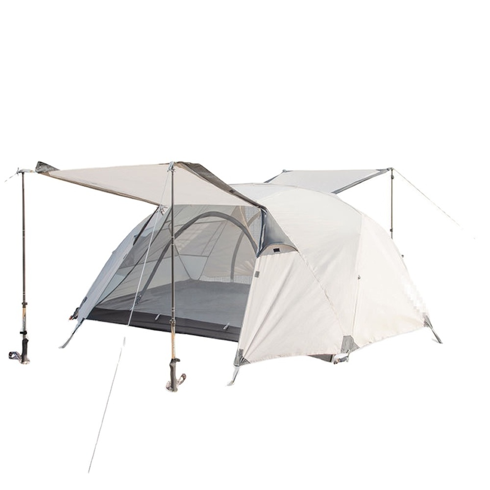 wildrex 2 person tent outdoor camping 1 bedroom double door aluminum pole portable 2P camping tent