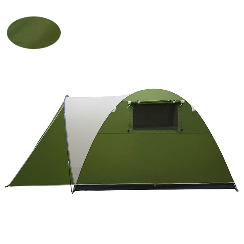 Unique Outdoor Camper Four Season Hiking Tent Double Layer Camping Tents For 4 People