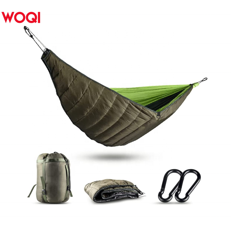 WOQI Lightweight Full Length Warm Insulation Under Quilt Large Size Portable Double nylon hammock