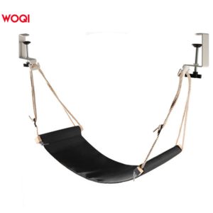 WOQI Factory wholesale New Under Desk Foot Rest Adjustable Office Durable foot hammock