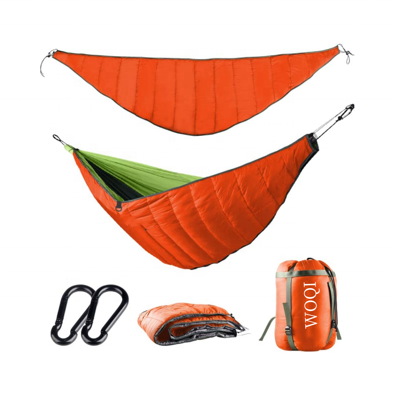 WOQI Ultralight Underquilted Sleeping Bag Hammock with Filling Down or Cotton for Camping Hiking