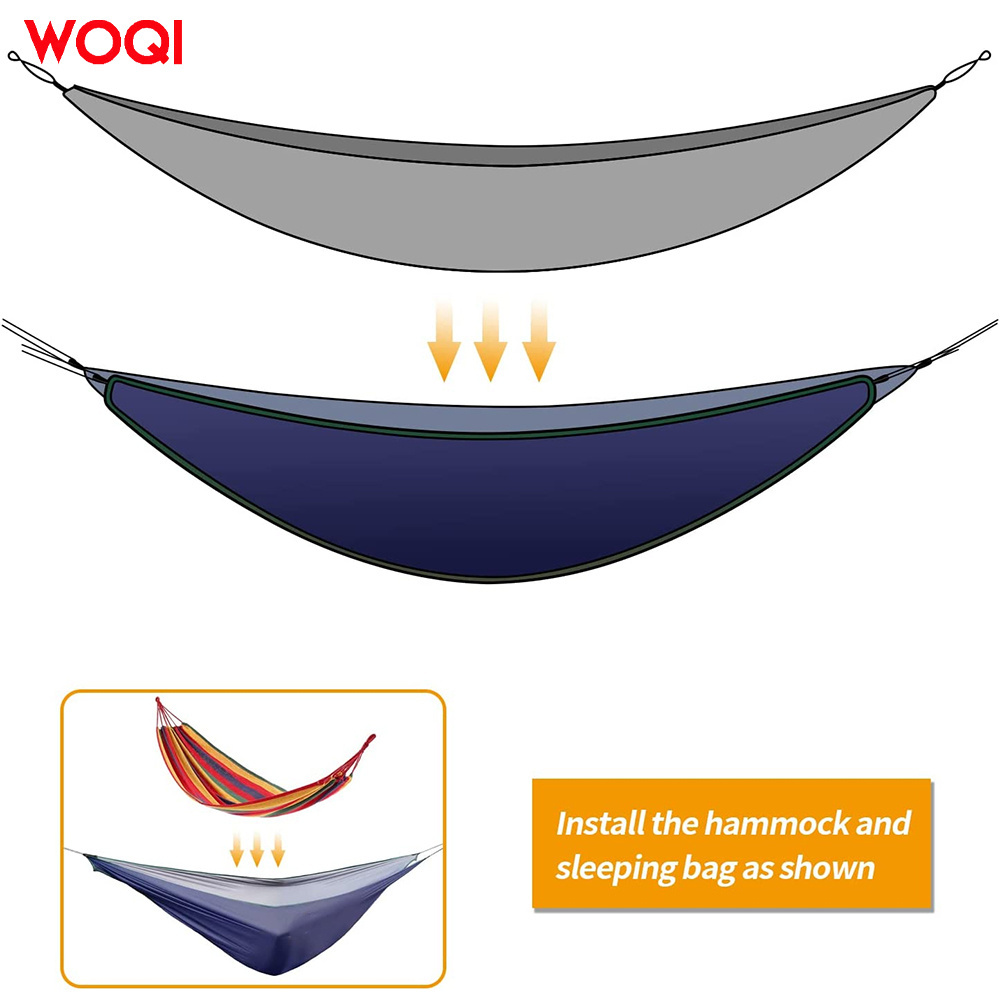 WOQI High Quality Warm and Lightweight Seasonal Sleeping Bag Hanging Bed Blanket and Quilt Suitable for Outdoor Camping