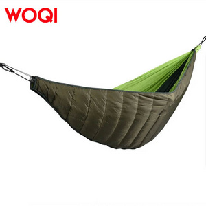 WOQI single and double thickened winter camping hammock sleeping bag large-sized swing insulated hammock quilt