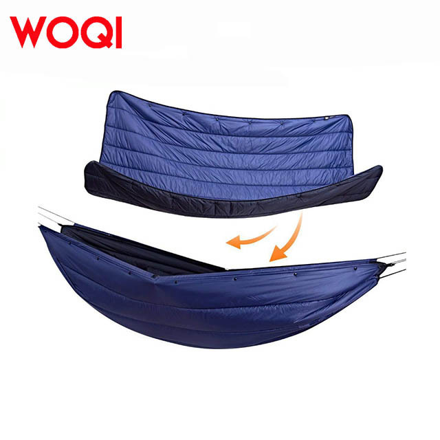 WOQI Cold Weather Winter Warm Cotton Blanket Durable Waterproof Nylon Outdoor Camping Hammock Sleeping Bag