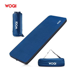 WOQI Thick Self Inflating Sleeping Pad with Solid Foam Camping Mattress with Pump Sack Portable Roll Up Bed Inflatable Outdoor