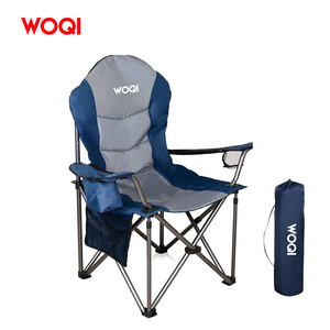 WOQI Wholesale Outdoor Folding Chair Picnic Leisure Chair Travel Beach Camping Chair