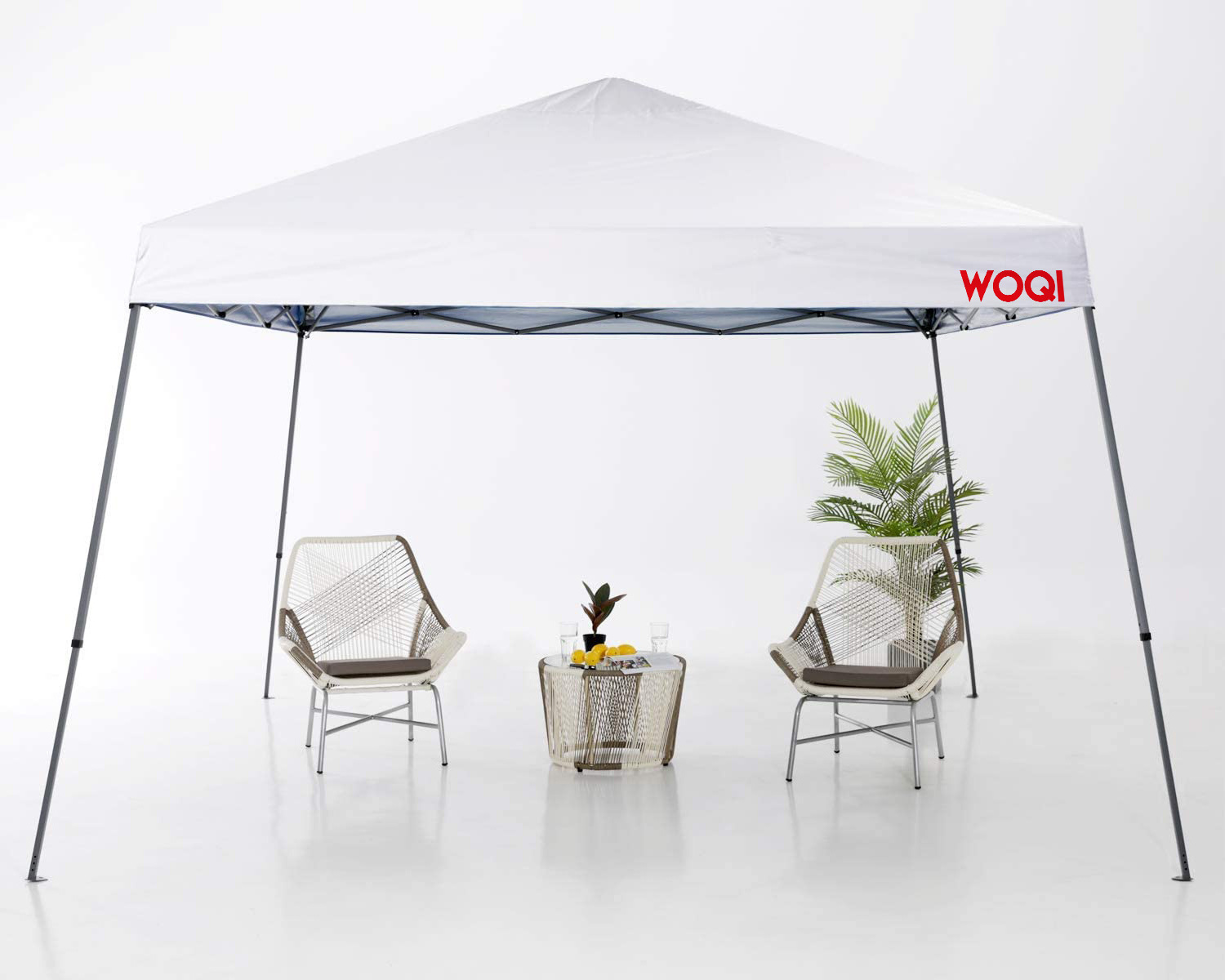 WOQI Newly Hot Sale Aluminum Pop Up Gazebo 3x3 Folding Trade Show Tent 10x10 Canopy Tent Outdoor Factory Supply