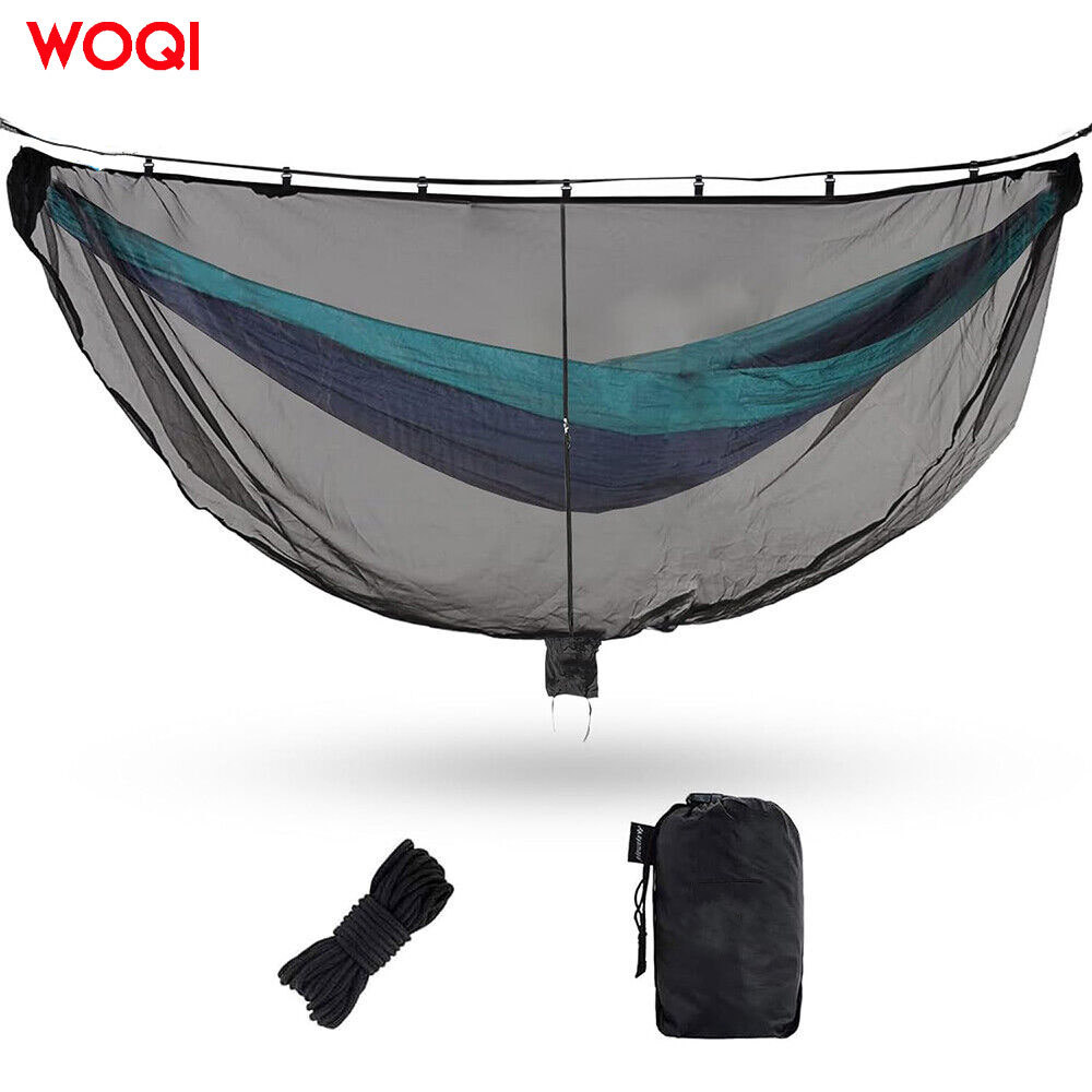 WOQI Easy to Carry Outdoor Hammock Mosquito Net Super Large Mosquito Net Suitable for All Camping Hammocks