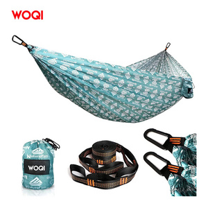 WOQI Manufacturer LOW MOQ Portable Outdoor Hiking and Camping Polyester hammock swing