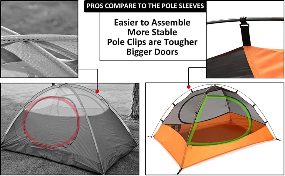 WOQI Large Size Easy Setup Portable tents camping outdoor for Family Outdoor Hiking and Mountaineering glamping