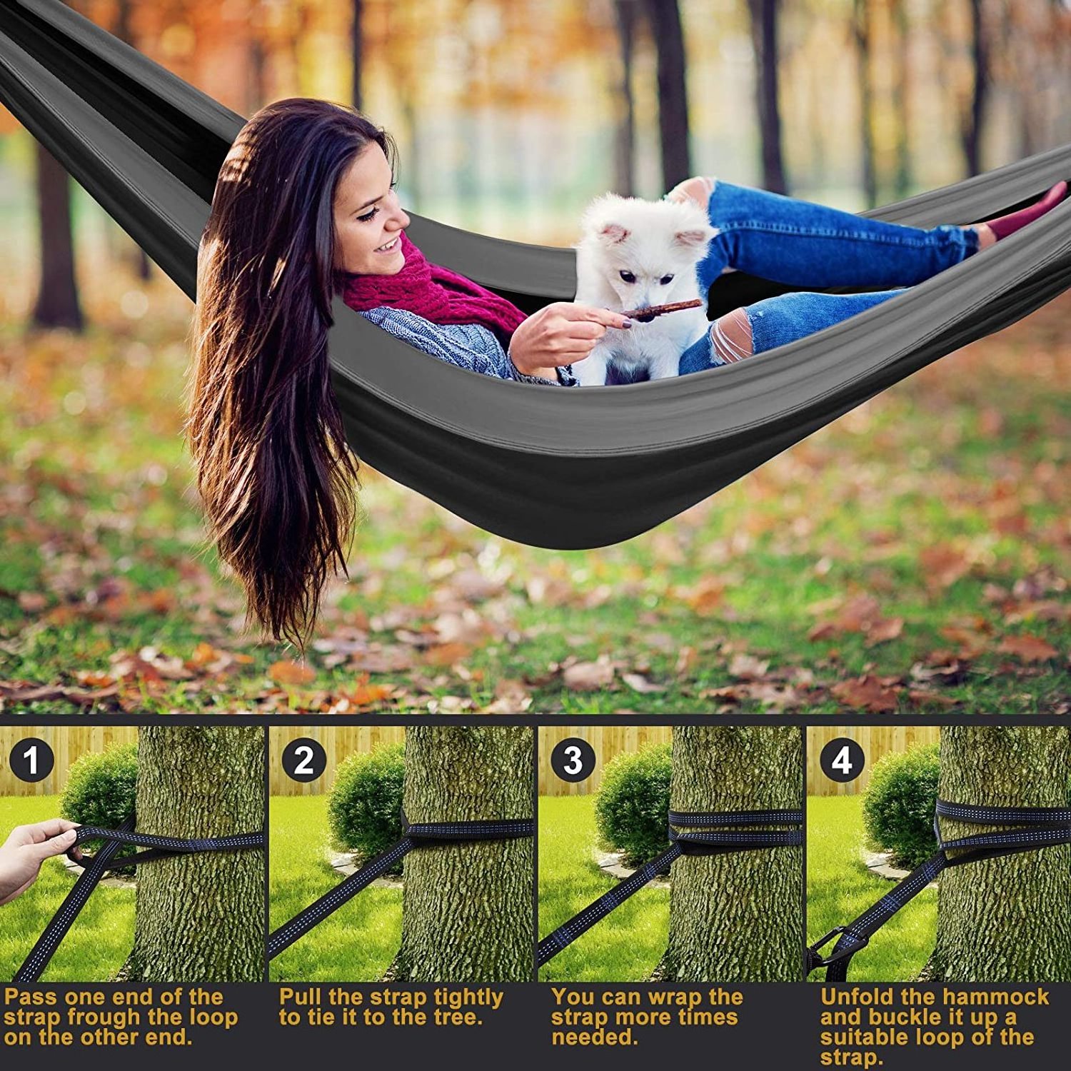 WOQI New Design Handmade Portable Lightweight Ultralight Camping portable hammock mosquito net