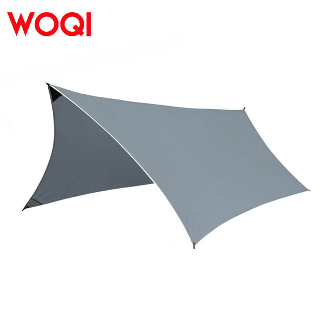 WOQI portable tent tarpaulin waterproof camping rain fly sunshade