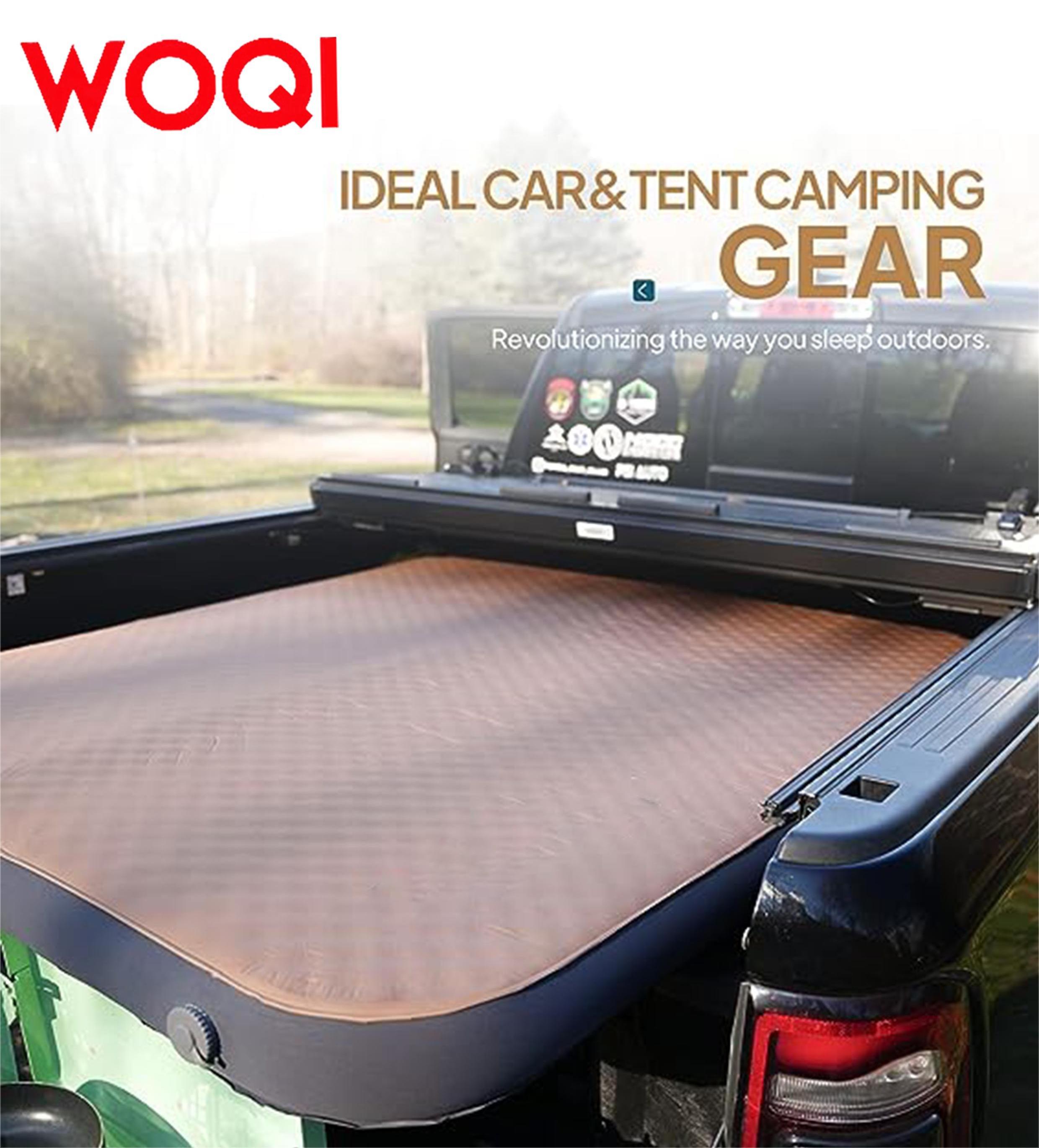 WOQI 4.5 Thick Self Inflating Sleeping Pad with Solid Foam, Camping Mattress with Pump Sack