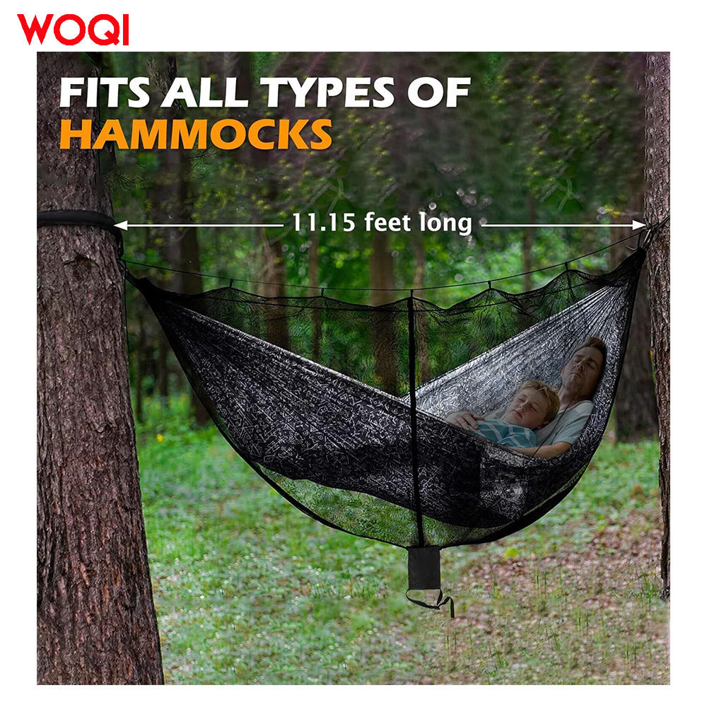 WOQI Easy to Carry Outdoor Hammock Mosquito Net Super Large Mosquito Net Suitable for All Camping Hammocks