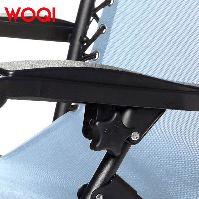 WOQI spot camping foldable leisure adjustable lounge chair zero gravity sunbathing garden lounge chair