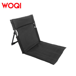 WOQI portable folding backrest beach chair, leisure lounge chair, sunbathing camping chair