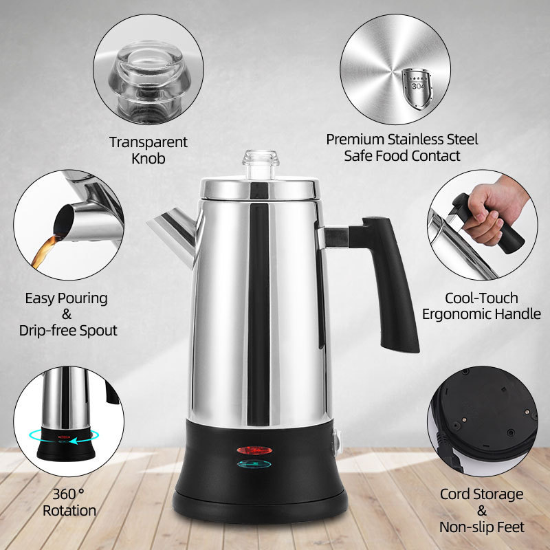 well selling coffee machine percolator coffee tool coffee maker