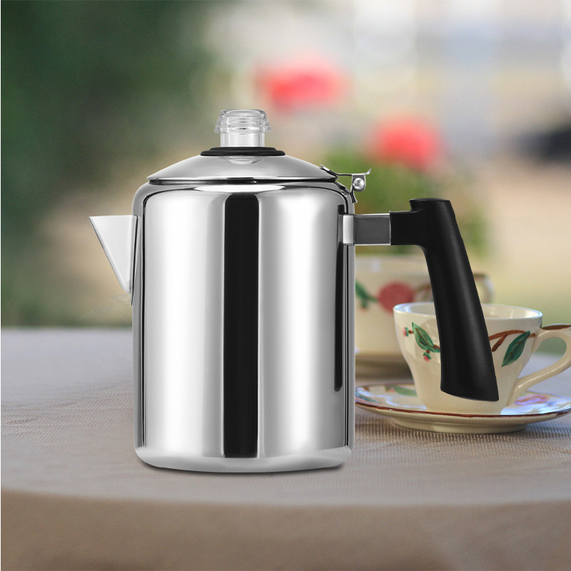 home appliances induction stainless steel coffee drip instant heat kettle 1.2L 8 cups