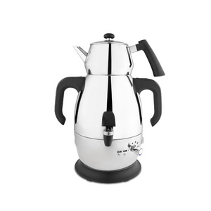 110v 230v 2 3 4 5 liter health stainless steel brew samovar turkish electric kettle tea maker with tea pot