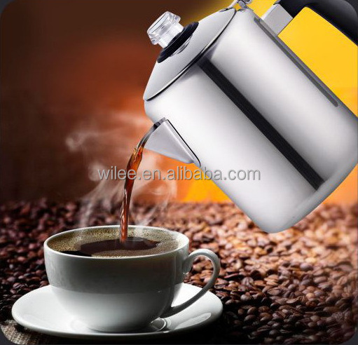 Stainless Steel Gas Coffee Percolator/Stainless Steel Induction Coffee Maker