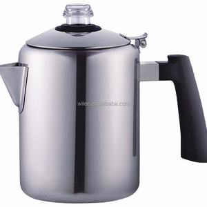 High quality classic 4/6/8 cups stainless steel coffee maker induction coffee maker espresso moka coffee maker