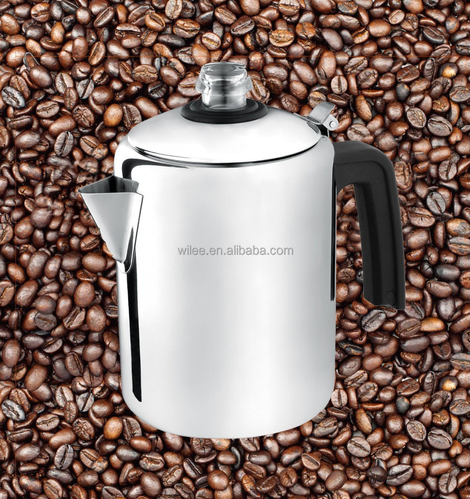 Stainless Steel Gas Coffee Percolator/Stainless Steel Induction Coffee Maker