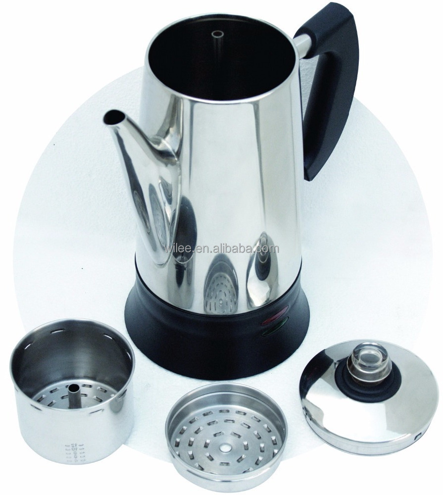 12 Cup Percolator Pot electric Coffee Maker Stainless Steel Brewer